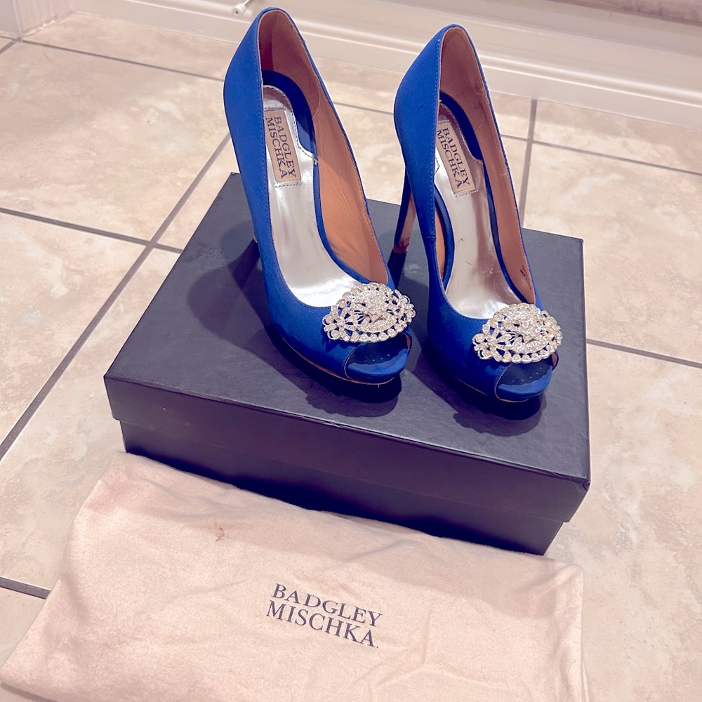 Electric blue Bagley Mishka size 5 1/2